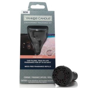 New Yankee Candle Pink Sands Car Powered Fragrance Kit